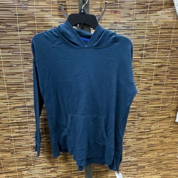 Calvin Klein Performance Women's Zip-up Thermal Hoodie - Blue Heather Size S - Picture 1 of 2